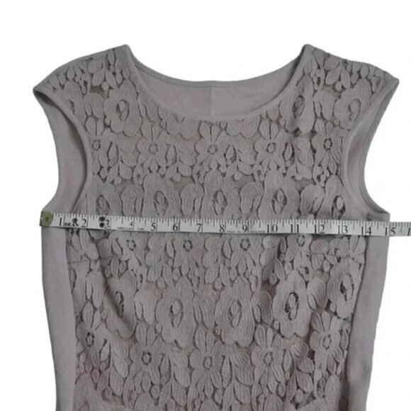 Marc Cain Lace Bodice Dress  Blush Pink Floral US Size 4 - Picture 14 of 15